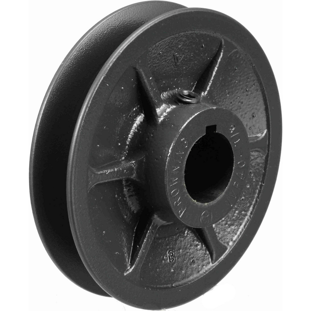 1VP40X7/8 7/8" Inside Dia x 3-3/4" Outside Dia, 1 Groove, Variable Pitched Sheave - Belt Sections 3L, 4L, A, 5L & B, 1-7/8" Sheave Thickness, 21/32 to 1-1/32" Face Width