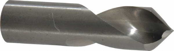 Spotting Drill: 1/2" Dia, 90 ° Point, 2" OAL, High Speed Steel