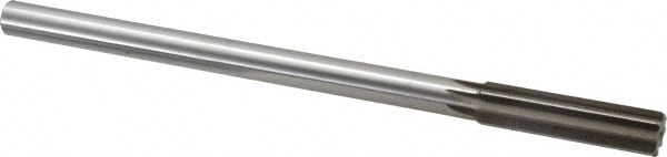 Value Collection SM0405230 Chucking Reamer: 0.523" Dia, 8" OAL, 2" Flute Length, Straight Shank, High Speed Steel Image