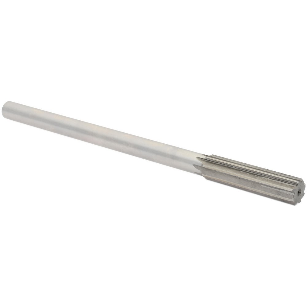 Value Collection SM0405240 Chucking Reamer: 0.524" Dia, 8" OAL, 2" Flute Length, Straight Shank, High Speed Steel Image