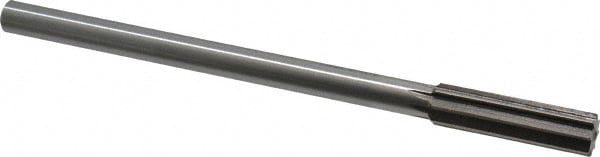 Value Collection SM0405490 Chucking Reamer: 0.549" Dia, 8" OAL, 2" Flute Length, Straight Shank, High Speed Steel Image