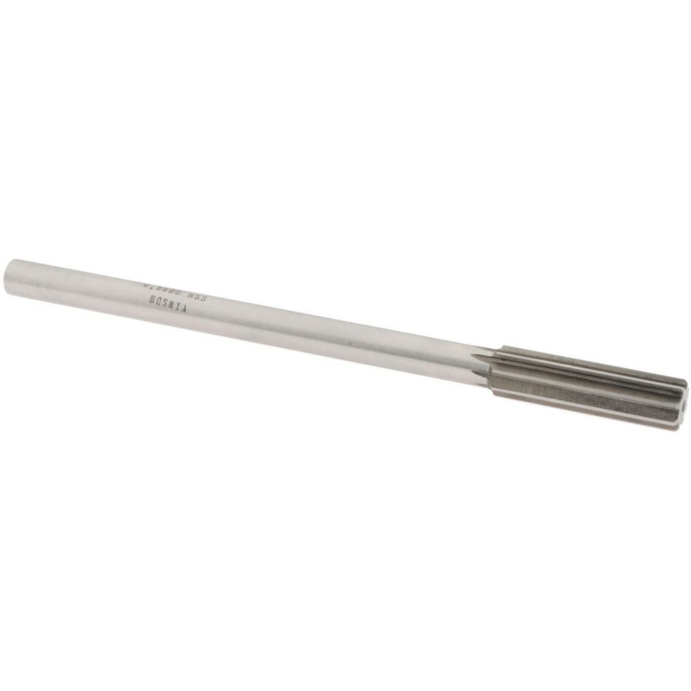 Value Collection SM0405600 Chucking Reamer: 0.56" Dia, 8" OAL, 2" Flute Length, Straight Shank, High Speed Steel Image