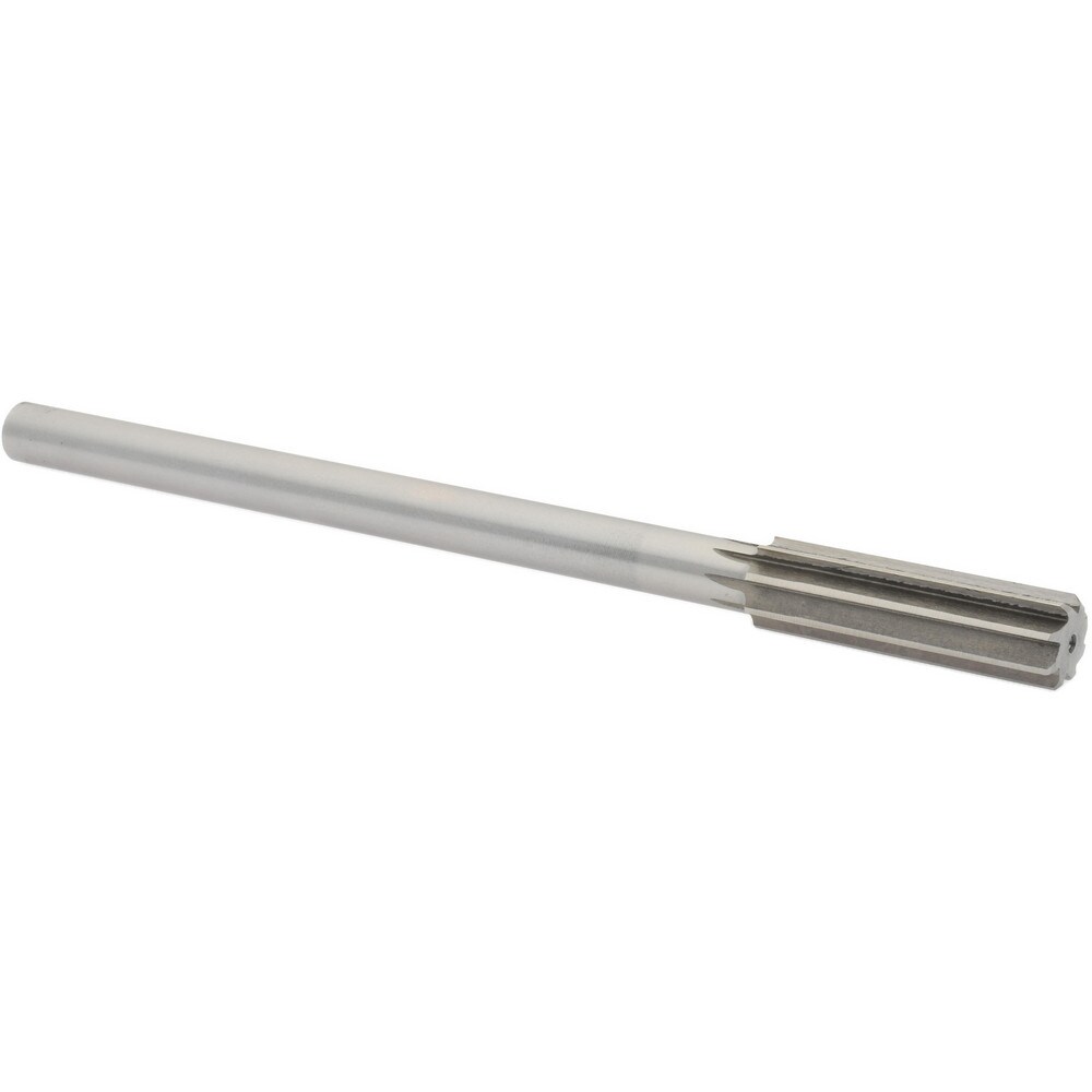 Value Collection SM0405780 Chucking Reamer: 0.578" Dia, 8" OAL, 2" Flute Length, Straight Shank, High Speed Steel Image