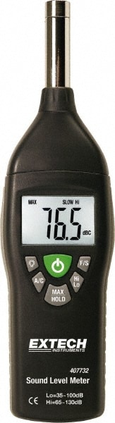 Sound Meters; Meter Type: Class 1 Sound Meter ; Frequency Weighting: A & C ; Accuracy: 1.5 dB ; Resolution: 0.1 ; Power Source: Battery