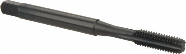 #10-32 Modified Bottoming RH 2B H3 Nitride/Oxide Powdered Metal 4-Flute Straight Flute Machine Tap