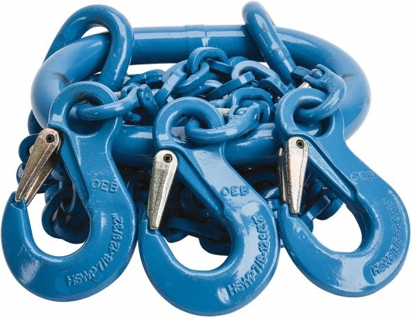 Pewag 7G120TOS/5 Chain Sling: 5 Long, 4,500 lb Vertical, Steel Image