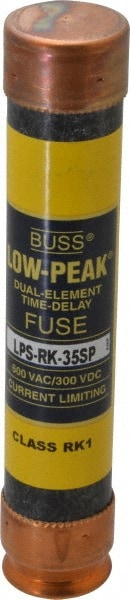 Cooper Bussmann LPS-RK-35SP Cartridge Time Delay Fuse: RK1, 35 A, 27 mm Dia Image