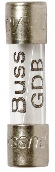 Cartridge Fast-Acting Fuse: 0.13 A, 20 mm OAL, 5 mm Dia
