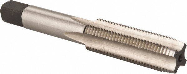 Kennametal 1542886 9/16-18 Plug RH H3 Bright High Speed Steel 4-Flute Straight Flute Hand Tap Image