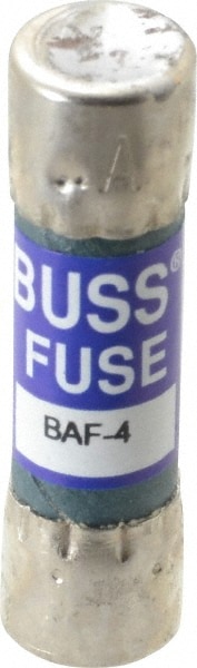 Cartridge Fast-Acting Fuse: 4 A, 10.3 mm Dia