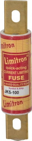 Cooper Bussmann JKS-100 Cartridge Fast-Acting Fuse: J, 100 A, 28.6 mm Dia Image