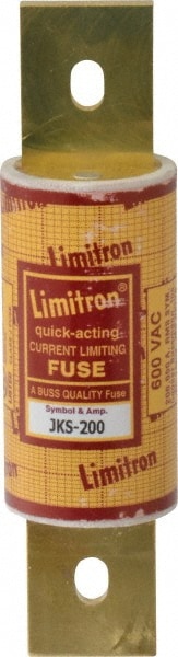 Cooper Bussmann JKS-200 Cartridge Fast-Acting Fuse: J, 200 A, 5-3/4" OAL 