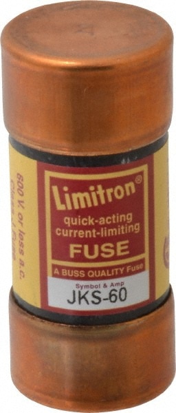 Cooper Bussmann JKS-60 Cartridge Fast-Acting Fuse: J, 60 A, 27 mm Dia Image