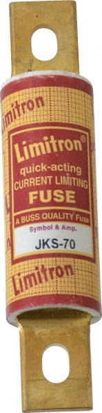 Cooper Bussmann JKS-70 Cartridge Fast-Acting Fuse: J, 70 A, 28.6 mm Dia 