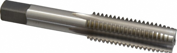 Kennametal 1542891 5/8-11 Plug RH 3B H3 Bright High Speed Steel 4-Flute Straight Flute Hand Tap Image
