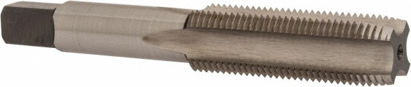 Kennametal 1542895 5/8-18 Plug RH 3B H3 Bright High Speed Steel 4-Flute Straight Flute Hand Tap Image