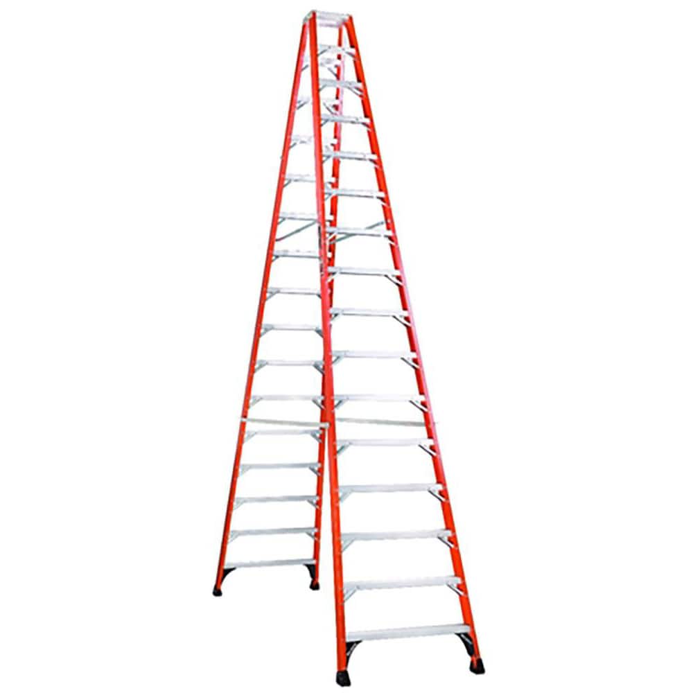 Louisville FM1416HD 15-Step Ladder: Fiberglass, Type IAA, 16 OAH 
