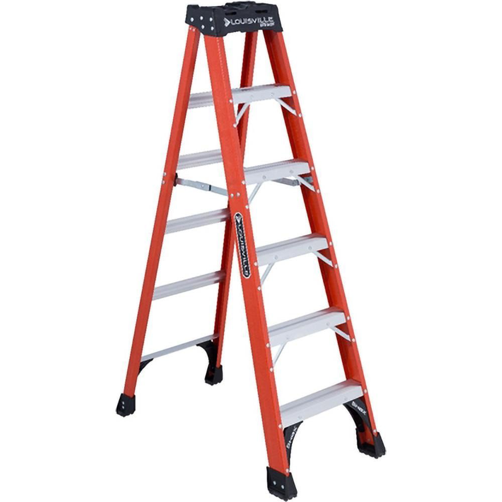 5-Step Fiberglass Step Ladder: Type IAA, 6' High