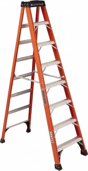Louisville FS1410HD 5-Step Ladder: Fiberglass, Type IAA, 10 OAH 