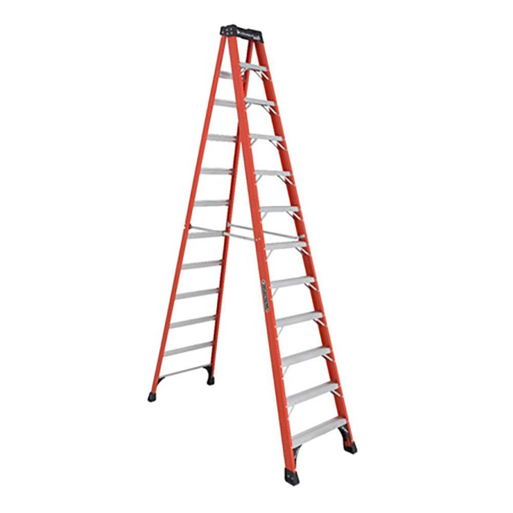 Louisville FS1412HD 5-Step Ladder: Fiberglass, Type IAA, 12 OAH 