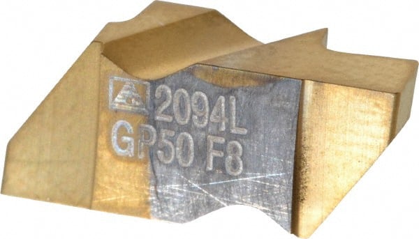Tool-Flo 562694LN4C Grooving Insert: FLG2094 GP50, Solid Carbide 