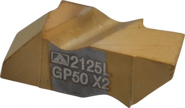 Tool-Flo 562825LN4C Grooving Insert: FLG2125 GP50, Solid Carbide 