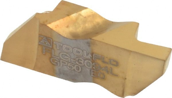 Tool-Flo 563694LN4C Grooving Insert: FLG3094 GP50, Solid Carbide 