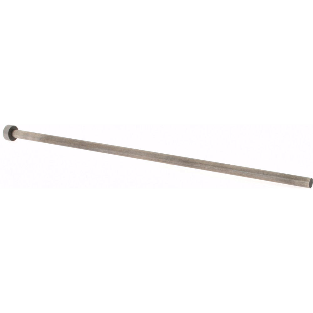 Straight Ejector Pin: 7/32" Pin Dia, 8" OAL, Steel