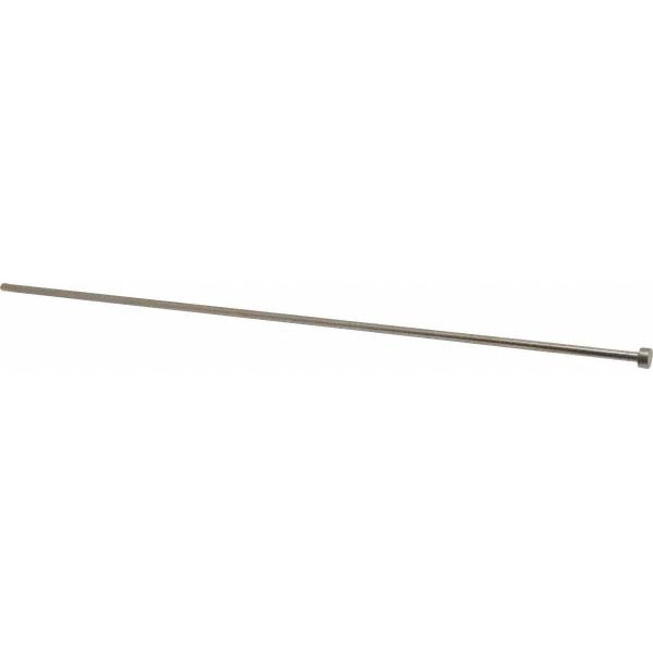 Straight Ejector Pin: 11/32" Pin Dia, 14" OAL, Steel