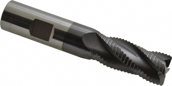 ProMax 100-04814 Corner Radius End Mill: 3/4" Dia, 1-5/8" LOC, 0.055 to 0.065" Radius, 4 Flutes, Solid Carbide 