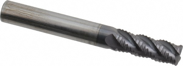 ProMax 101-02014 Corner Radius End Mill: 5/16" Dia, 3/4" LOC, 0.04 to 0.05" Radius, 4 Flutes, Solid Carbide Image