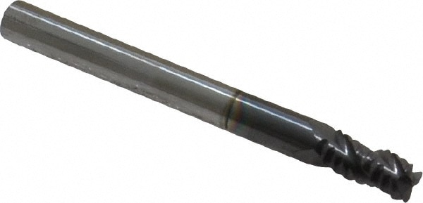 ProMax 101-01224 Corner Radius End Mill: 3/16" Dia, 3/8" LOC, 0.025 to 0.035" Radius, 3 Flutes, Solid Carbide Image