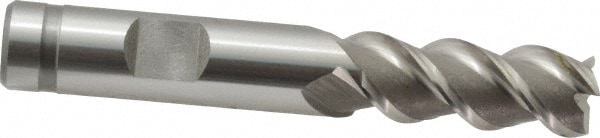 OSG 6601100 Square End Mill: 1/2 Dia, 1-1/4 LOC, 1/2 Shank Dia, 3-1/4 OAL, 3 Flutes, Powdered Metal Image