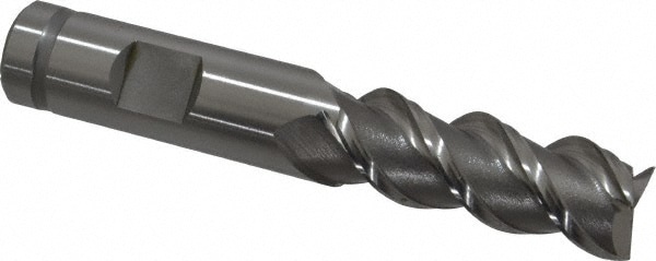 OSG 6602100 Square End Mill: 5/8 Dia, 1-5/8 LOC, 5/8 Shank Dia, 3-3/4 OAL, 3 Flutes, Powdered Metal Image