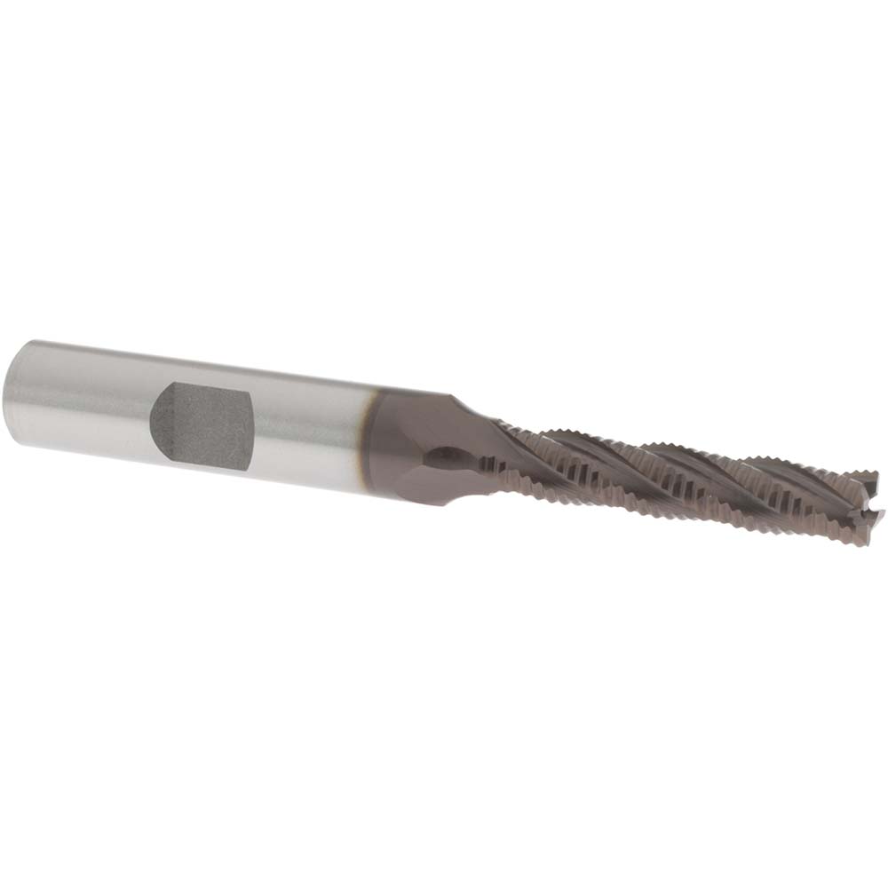 OSG Roughing End Mill 1/4" Dia, 4 Flutes, Single End, Cobalt MSC
