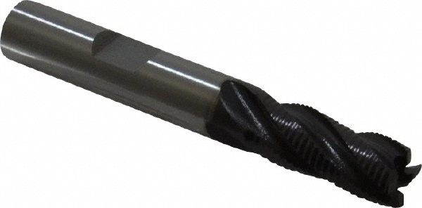 OSG 4559711 Square End Mill: 3/8 Dia, 7/8 LOC, 3/8 Shank Dia, 2-5/8 OAL, 4 Flutes, Cobalt Image