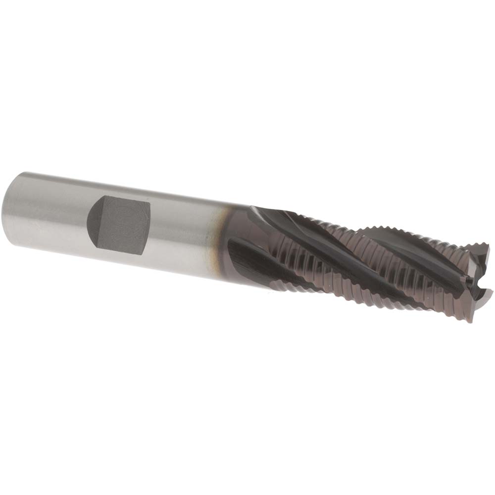 OSG 4550111 Square End Mill: 1/2 Dia, 1-1/4 LOC, 1/2 Shank Dia, 3-1/4 OAL, 4 Flutes, Cobalt Image