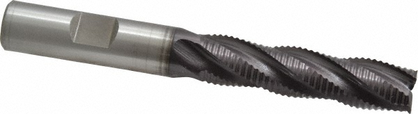 OSG 4550311 Square End Mill: 1/2 Dia, 2 LOC, 1/2 Shank Dia, 4 OAL, 4 Flutes, Cobalt Image