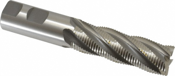 OSG 4610700 Square End Mill: 1 Dia, 3 LOC, 1 Shank Dia, 5-1/4 OAL, 5 Flutes, Cobalt Image