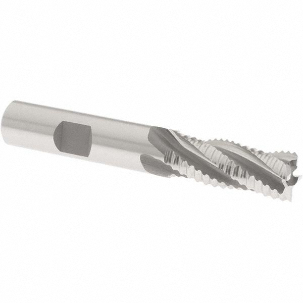 OSG 4900100 Square End Mill: 1/2 Dia, 1-1/4 LOC, 1/2 Shank Dia, 3-1/4 OAL, 4 Flutes, Cobalt Image