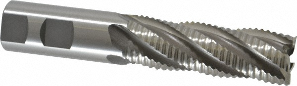 OSG 4910700 Square End Mill: 1 Dia, 3 LOC, 1 Shank Dia, 5-1/2 OAL, 5 Flutes, Cobalt Image