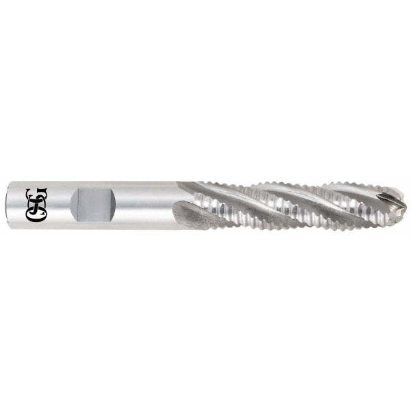 OSG Roughing End Mill 1" Dia, 4 Flutes, Single End, Cobalt MSC