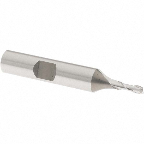 OSG 5200100 Square End Mill: 1/8 Dia, 3/8 LOC, 3/8 Shank Dia, 2-5/16 OAL, 2 Flutes, Cobalt Image