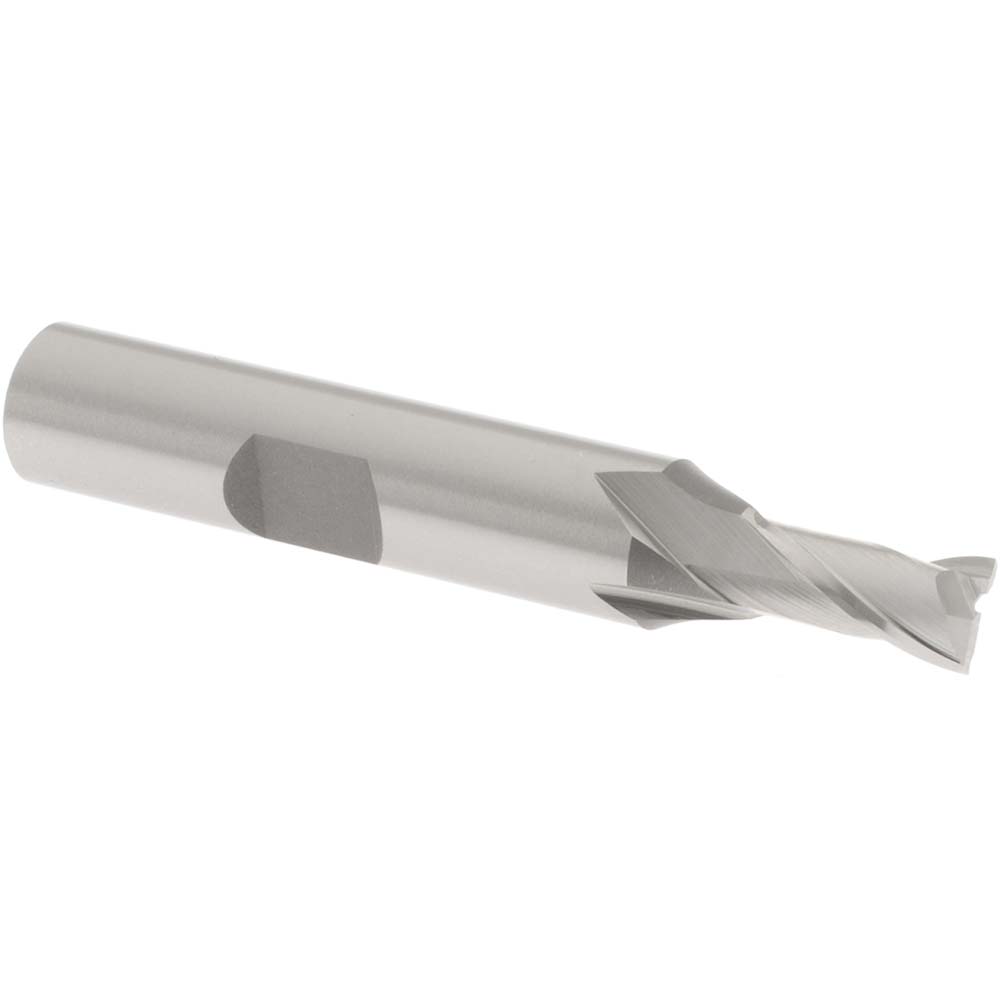 OSG 5200300 Square End Mill: 1/4 Dia, 1/2 LOC, 3/8 Shank Dia, 2-5/16 OAL, 2 Flutes, Cobalt Image
