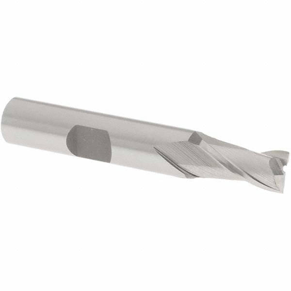 OSG 5200400 Square End Mill: 5/16 Dia, 9/16 LOC, 3/8 Shank Dia, 2-5/16 OAL, 2 Flutes, Cobalt Image