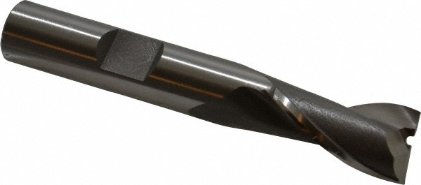 OSG 5200600 Square End Mill: 7/16 Dia, 13/16 LOC, 3/8 Shank Dia, 2-1/2 OAL, 2 Flutes, Cobalt Image