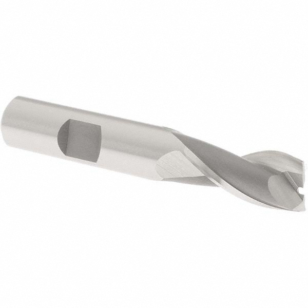 OSG 5201100 Square End Mill: 1/2 Dia, 1 LOC, 1/2 Shank Dia, 3 OAL, 2 Flutes, Cobalt Image