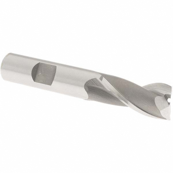 OSG 5201200 Square End Mill: 9/16 Dia, 1-1/8 LOC, 1/2 Shank Dia, 3-1/8 OAL, 2 Flutes, Cobalt Image
