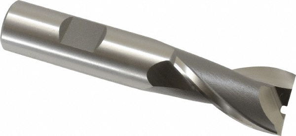 OSG 5202300 Square End Mill: 3/4 Dia, 1-5/16 LOC, 5/8 Shank Dia, 3-7/16 OAL, 2 Flutes, Cobalt Image