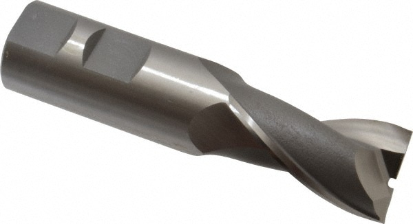 OSG 5204100 Square End Mill: 7/8 Dia, 1-1/2 LOC, 7/8 Shank Dia, 3-3/4 OAL, 2 Flutes, Cobalt Image